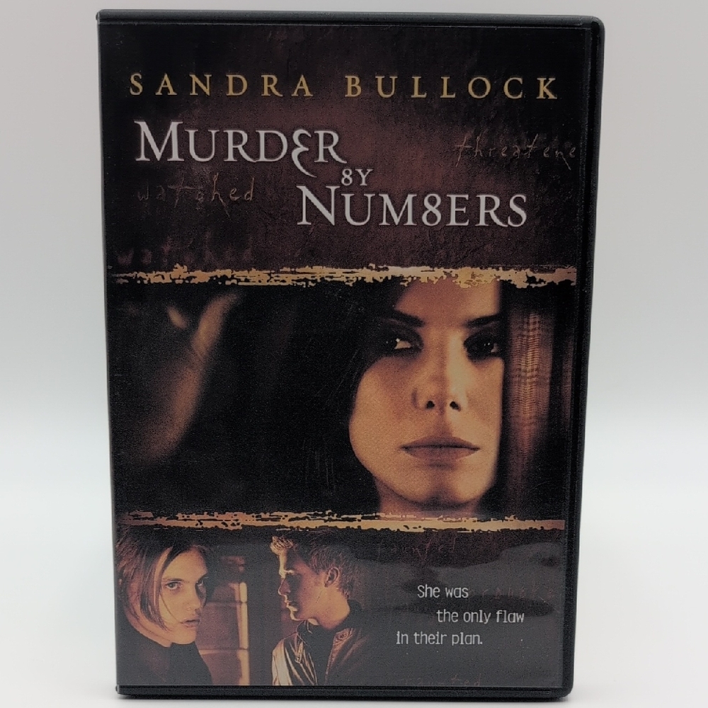 💵2/$10Bundle and Save💵 Murder By Numbers DVDMovie Sandra Bullock Ryan Gosling